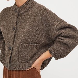 Rare babaā no23 Oak Spanish Wool Cardigan NWOT